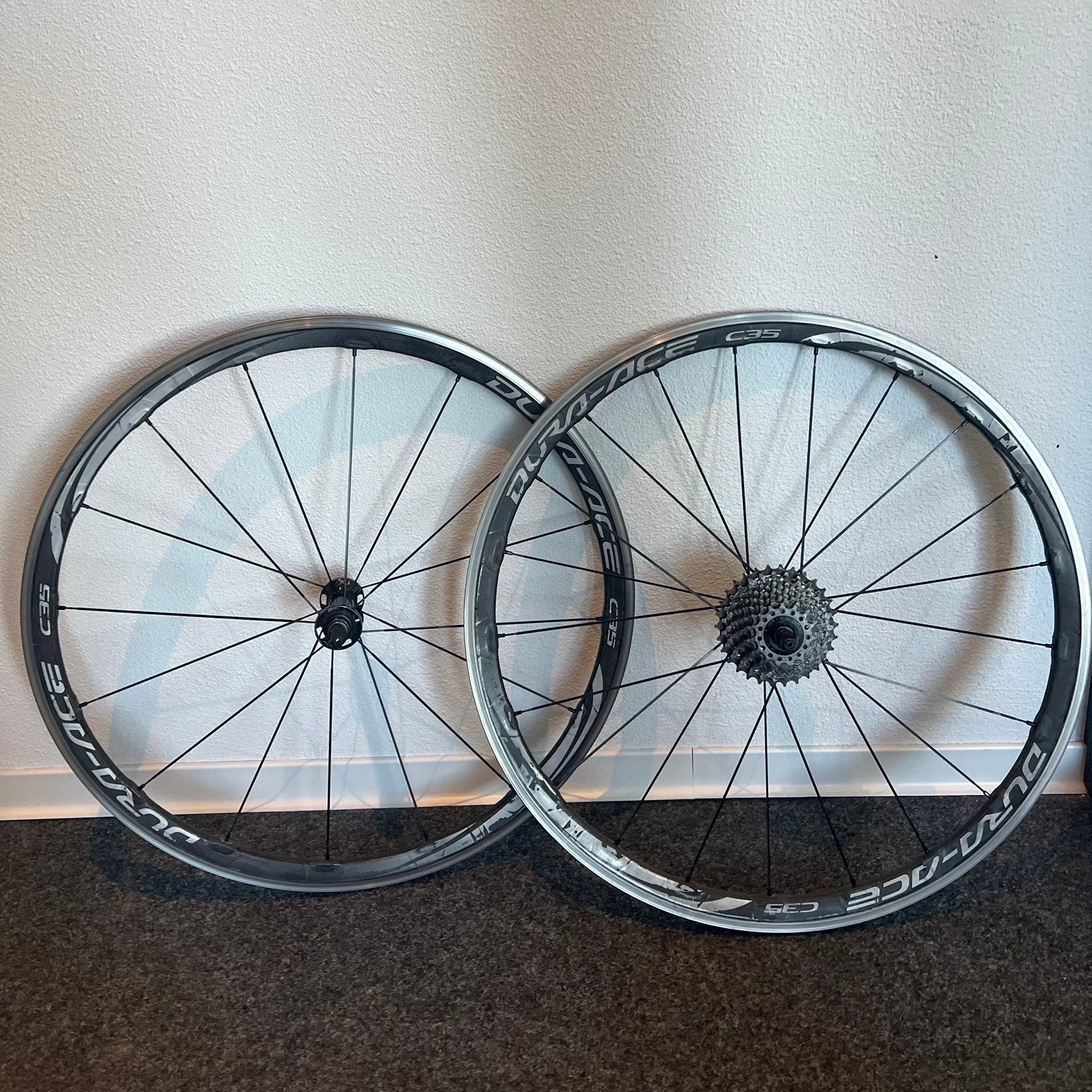 Shimano Dura-Ace C35 Clincher (11-speed), Fietsen en Brommers, Ophalen, Gebruikt, Elektrische fiets, Aluminium