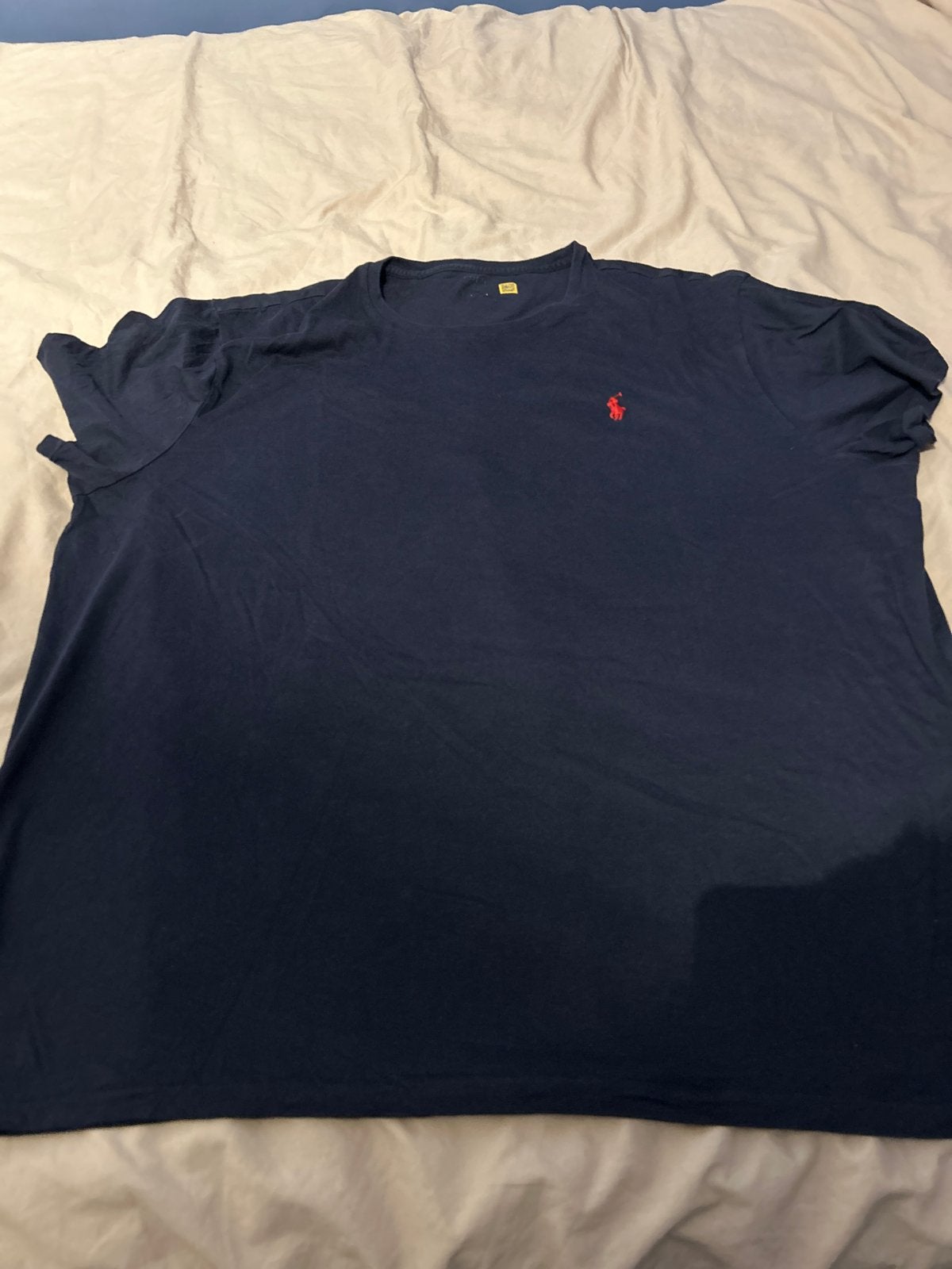 Ralph Lauren T-shirt - Maat L, Kleding | Heren, Ophalen of Verzenden, Gedragen, Maat 52/54 (L), Blauw