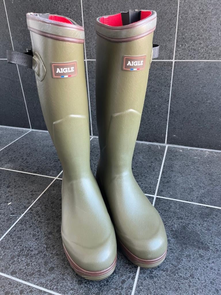 Aigle parcours 2 ISO jachtlaarzen maat 40 (Nieuw), Kleding | Dames, Schoenen, Nieuw, Regenlaarzen, Groen, Ophalen of Verzenden