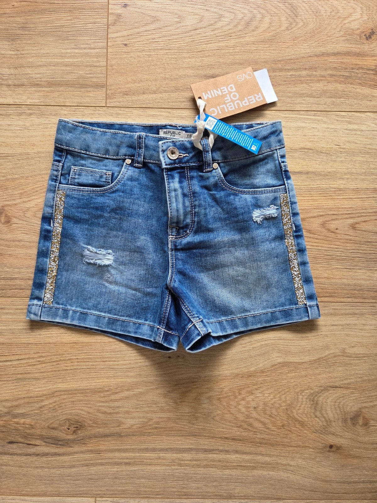 Korte broek OVS, maat 6-7. Nooit gedragen, Broek, Meisje, Nieuw, OVS