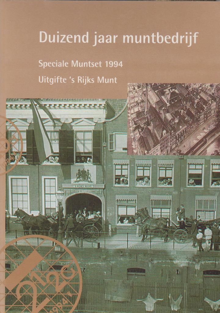 Holland Coin Fair set 1994 Duizend Jaar Muntbedrijf FDC, Postzegels en Munten, Munten | Nederland, Ophalen of Verzenden, Koningin Beatrix