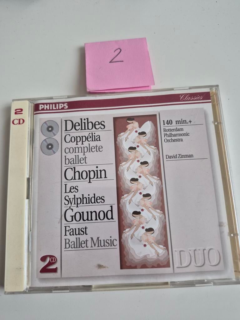 Delibes, Chopin, Gounod - Ballet Muziek (2CD), Cd's en Dvd's, Gebruikt, Boxset, Ophalen of Verzenden, Romantiek