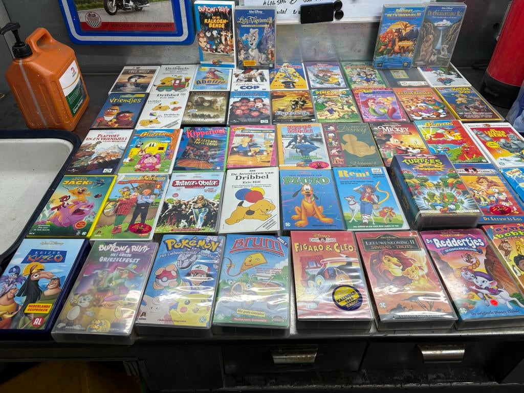 Kinder VHS video banden, Cd's en Dvd's, VHS | Kinderen en Jeugd, Alle leeftijden, Ophalen, Gebruikt, Overige typen
