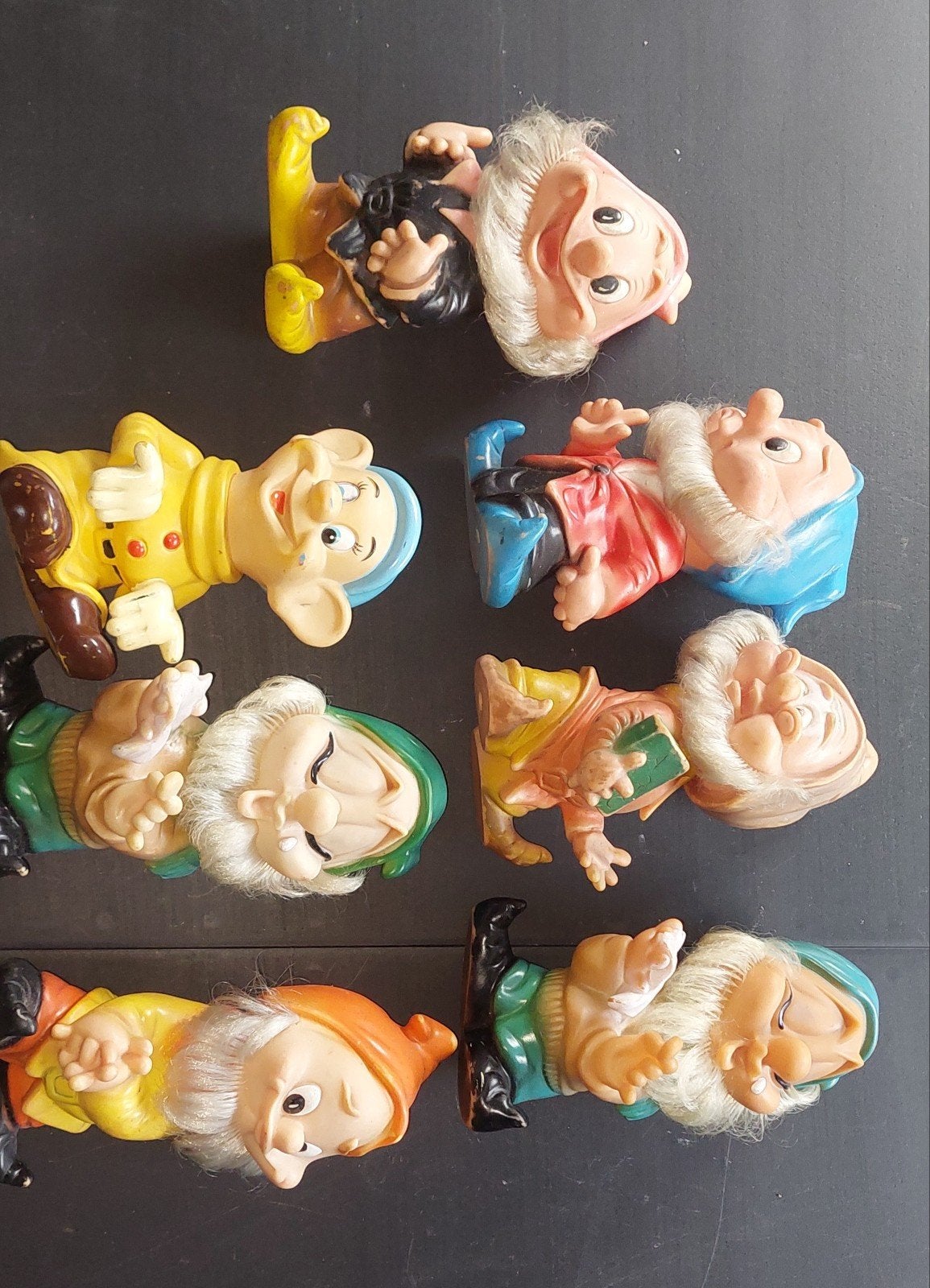 Set van 7 vintage dwergen figuren, Ophalen of Verzenden