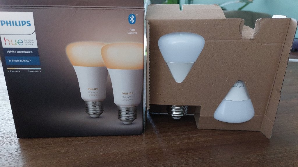 Philips Hue White ambiance., Led-lamp, Philips Hue, Bedienbaar via app, Zo goed als nieuw