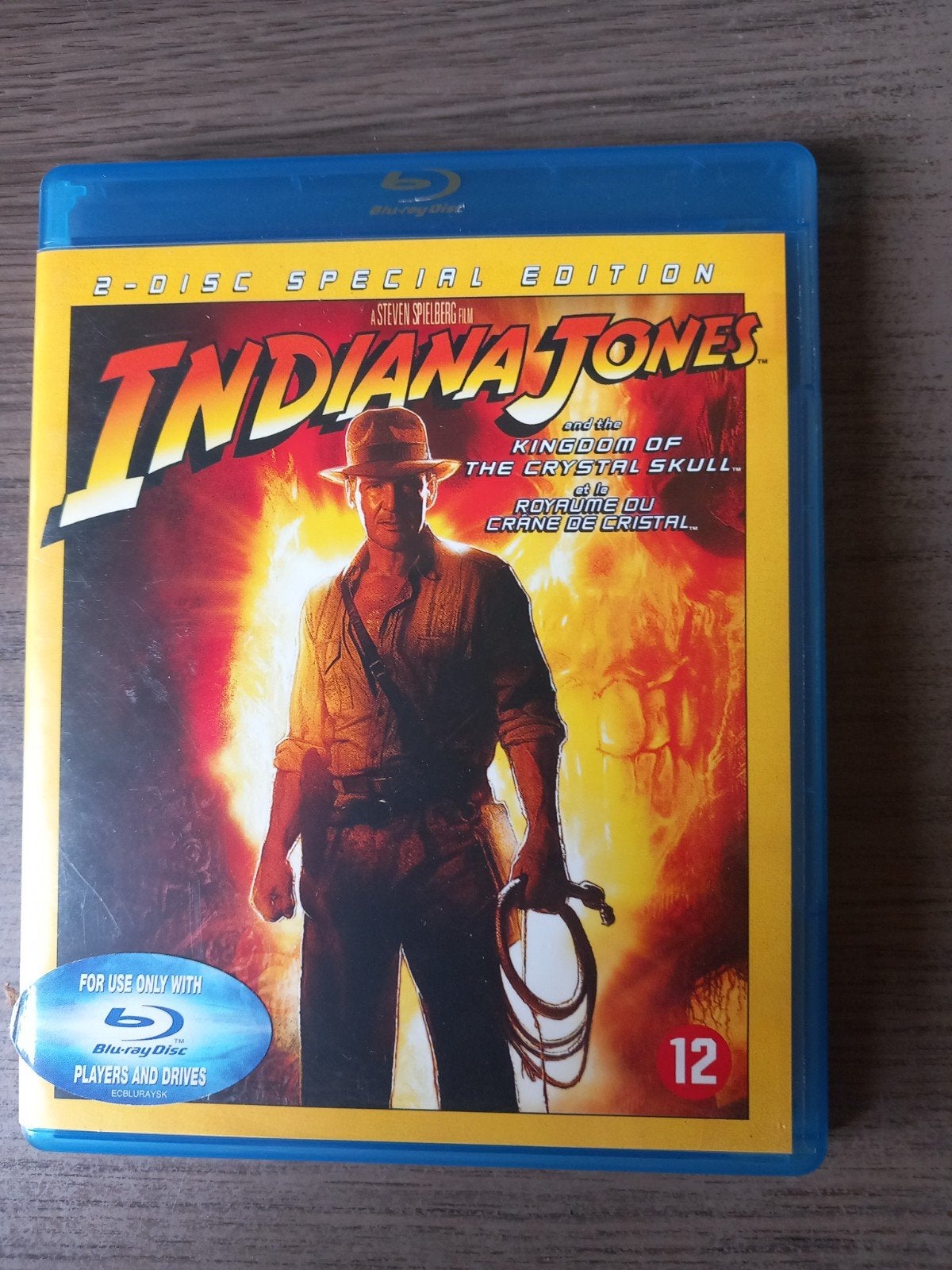 Indiana Jones and the Kingdom of the Crystal Skull Blu-ray, Cd's en Dvd's, Blu-ray, Avontuur, Film, Ophalen of Verzenden, Blu-ray