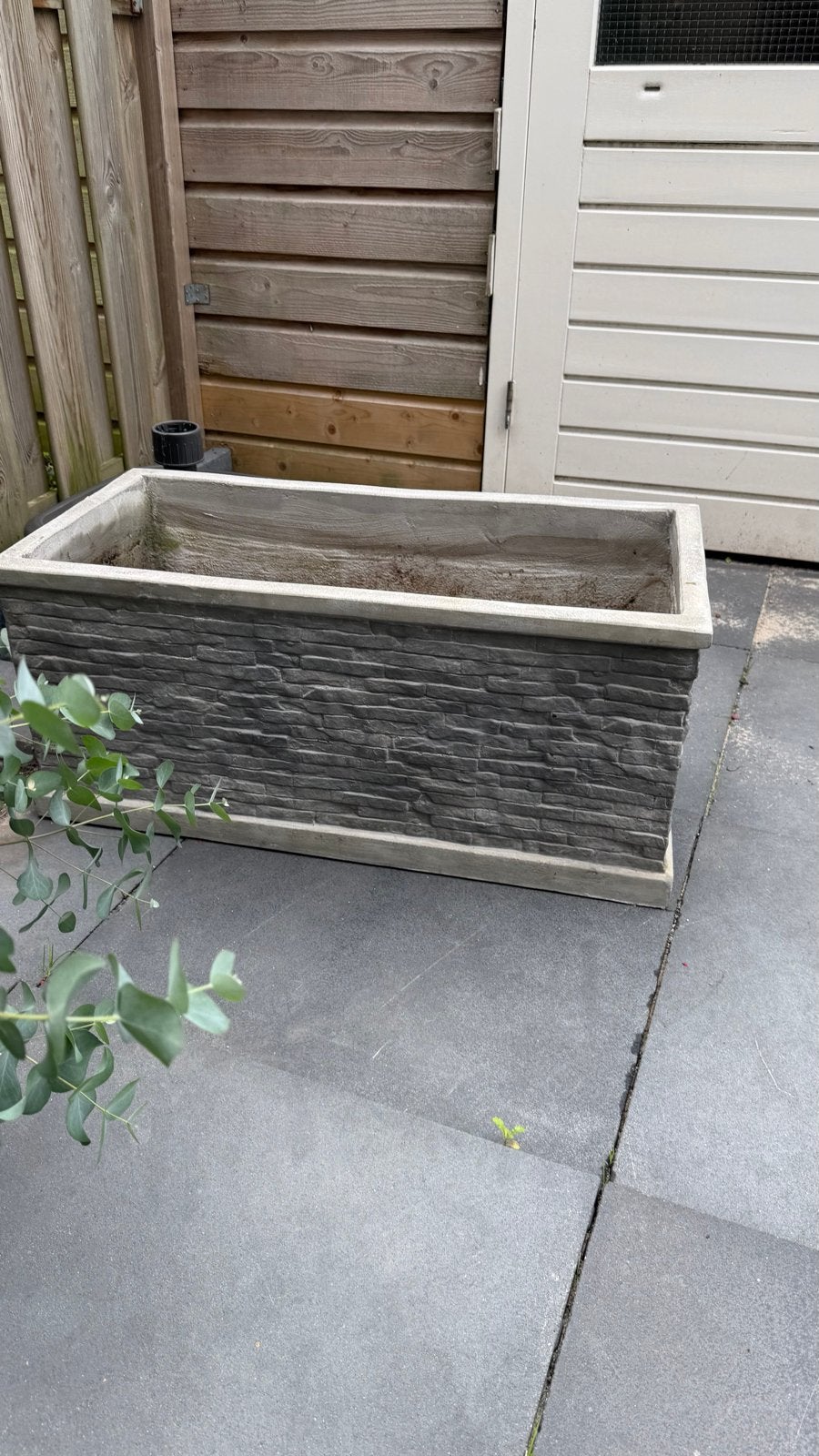 Stenen Bloembak voor Tuin of Balkon, Ophalen, Gebruikt, Balkon, 60 tot 100 cm