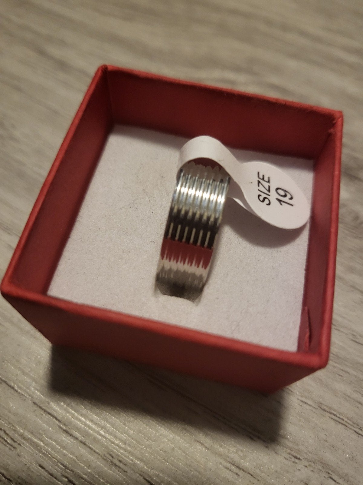 Nieuwe ring maat 19, IJzer of Staal, 19 tot 20, Nieuw, Ophalen of Verzenden