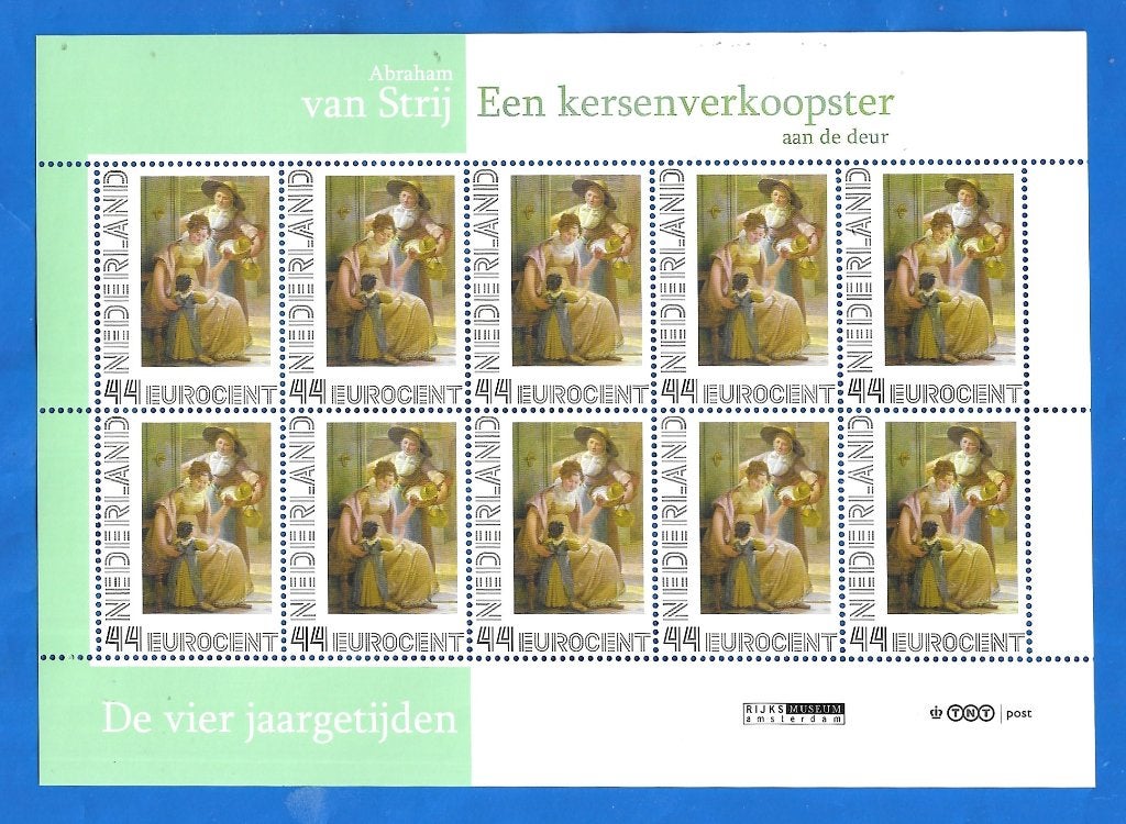NVPH 2563 9 Vel - De Vier Jaargetijden - Kersenverkoopster, Postzegels en Munten, Verzenden, Na 1940, Postfris