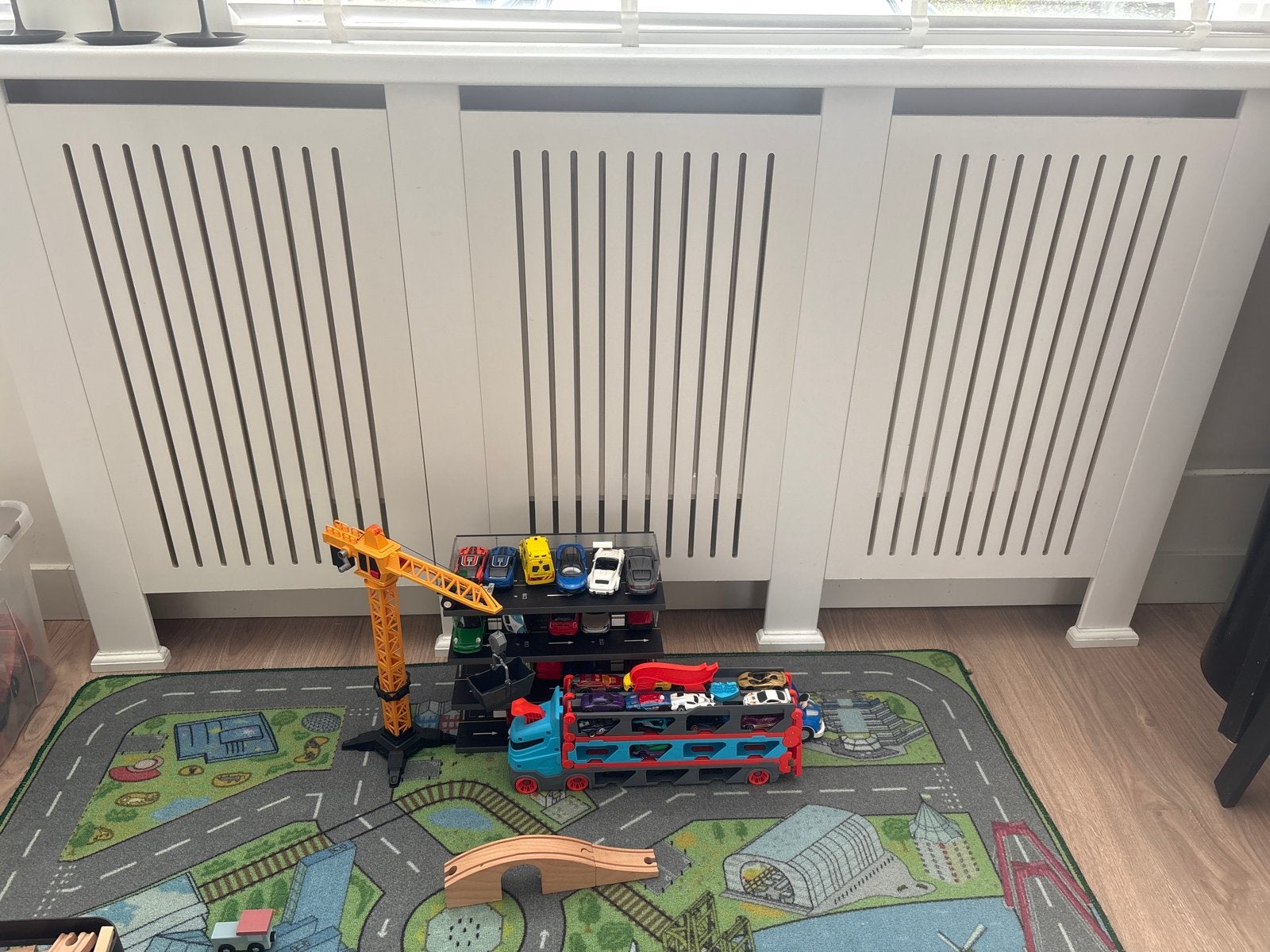 Cando Radiatorombouw 3 Panelen 50x80 met Staanders, Ophalen, Gebruikt, Radiator, 60 tot 150 cm