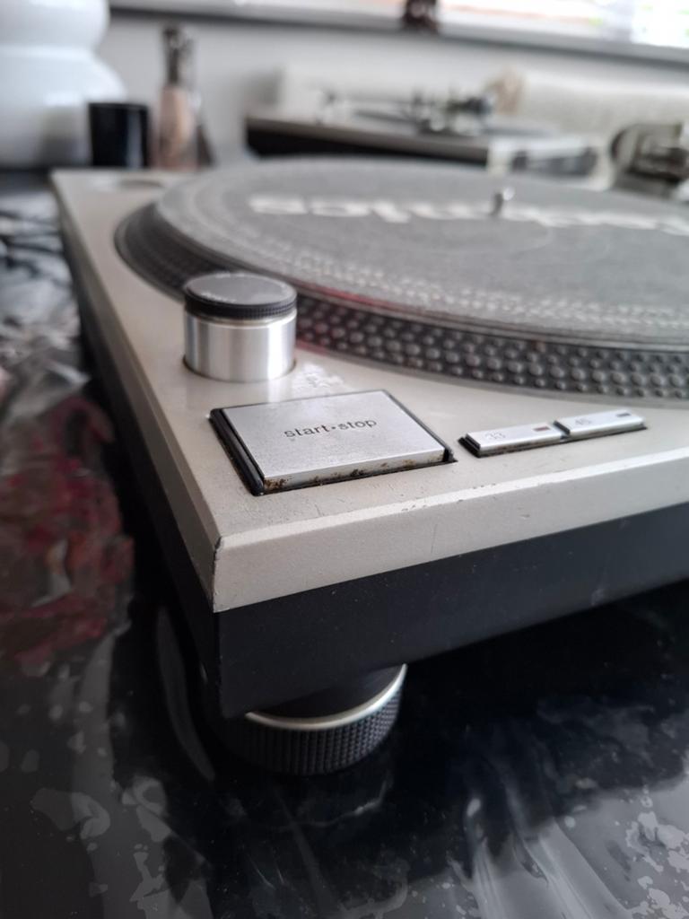 Technics SL-1200 MK2 Platenspelers (2 stuks), Audio, Tv en Foto, Platenspelers, Ophalen, Gebruikt, Pitch-regelaar, Platenspeler