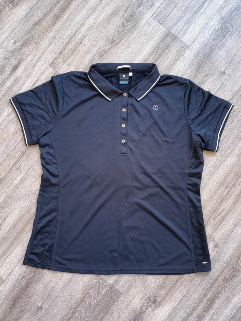 Luhta Polo Dames - Donkerblauw - Maat 3XL, Luhta, Blauw, Maat 46/48 (XL) of groter, Nieuw
