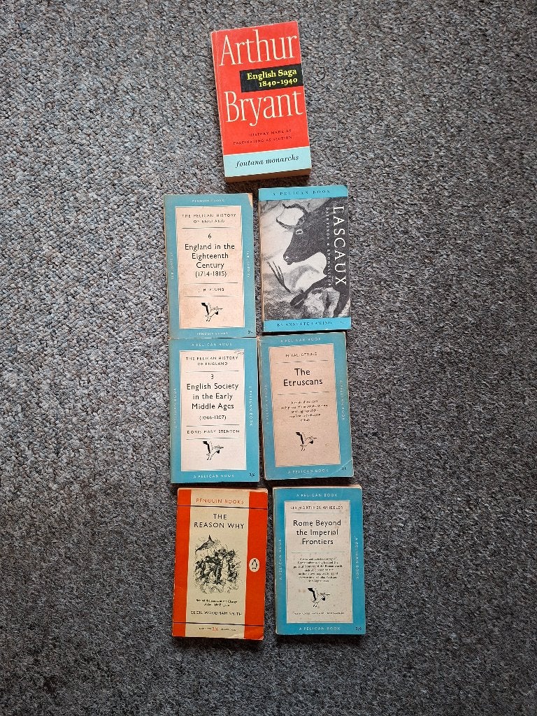 7 Engelstalige geschiedenisboeken, Boeken, Verzenden, Gelezen, Europa
