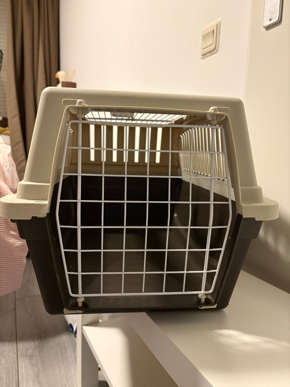 Grote transportbox kat / kleine hond, Ophalen, Gebruikt
