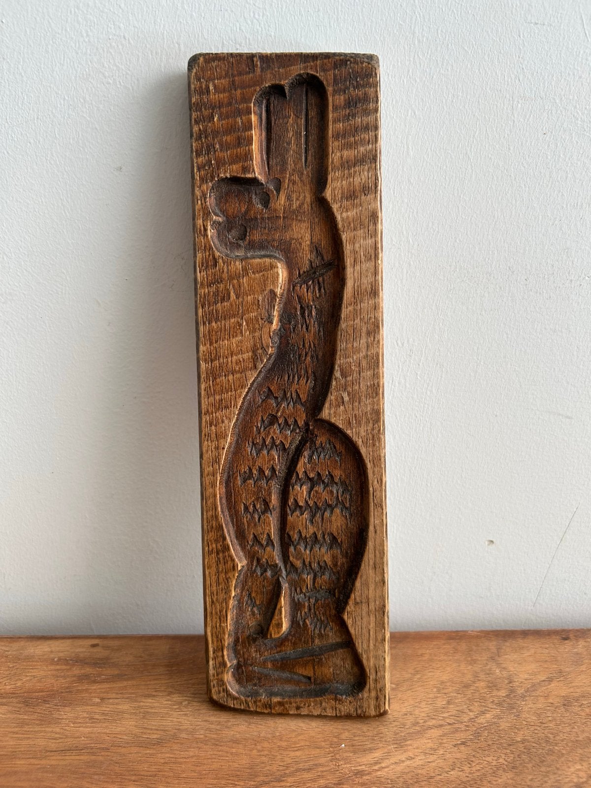 Antieke houten koekjesvorm, Ophalen of Verzenden