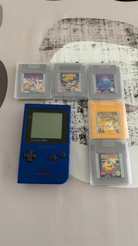 Nintendo Gameboy Pocket, Spelcomputers en Games, Ophalen of Verzenden, Gebruikt, Game Boy Pocket, Met games