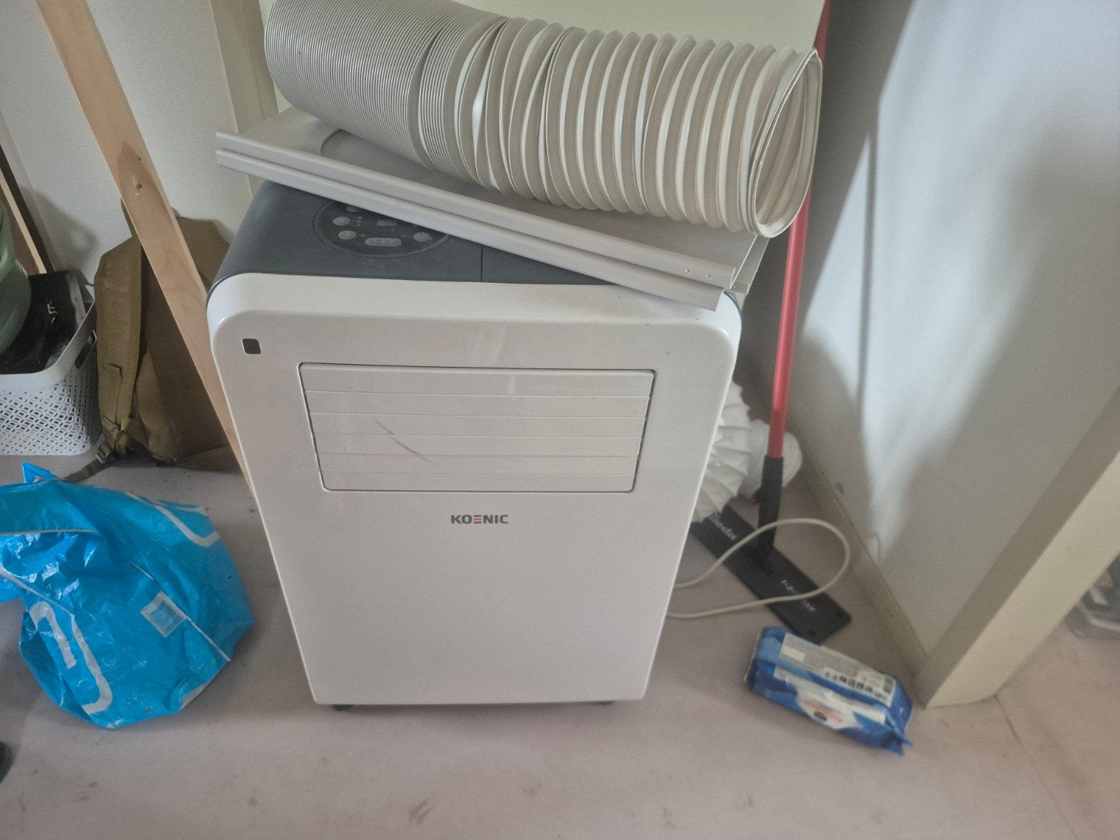 Koenic Mobiele Airco - Perfect voor warme dagen!, Ophalen, Gebruikt, Timer, Minder dan 60 m³