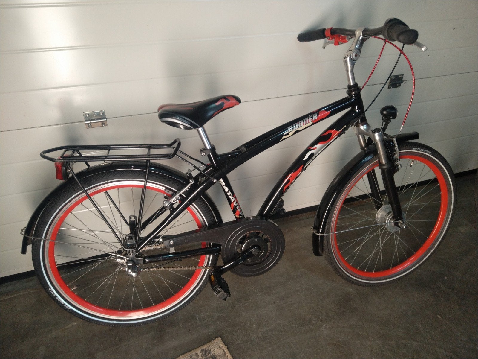 24" Batavus Runner 3 versnellingen jongensfiets, Ophalen, Velgrem, Versnellingen, Batavus