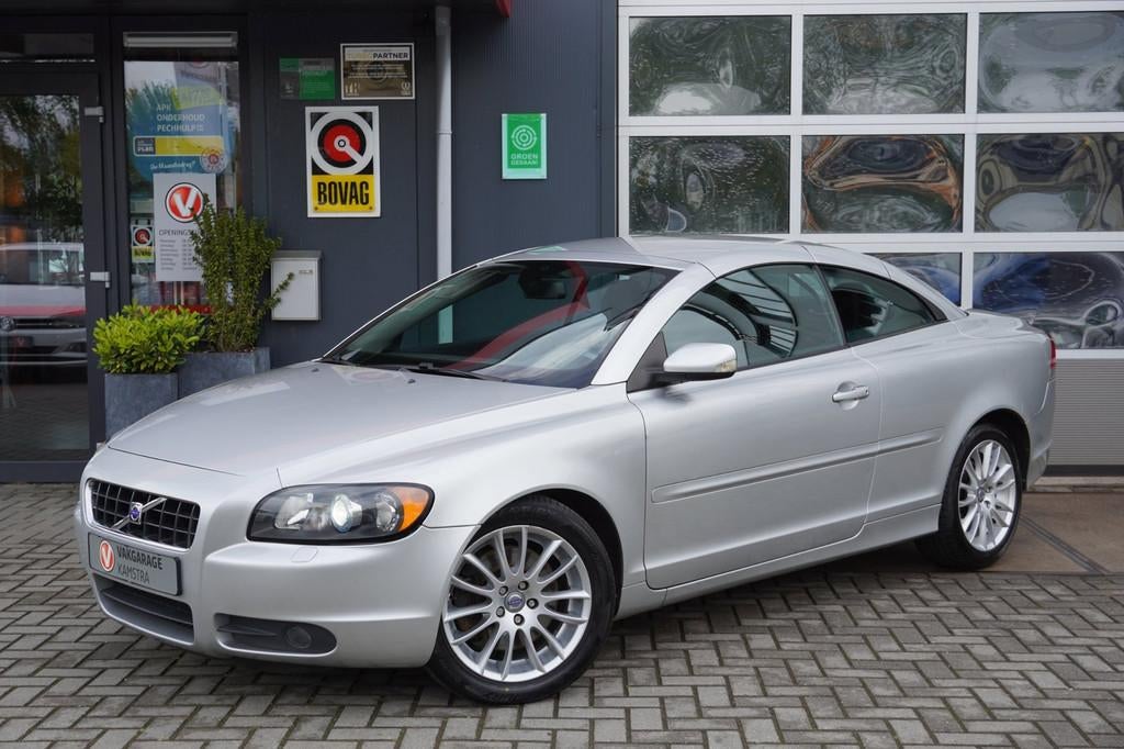 Volvo C70 Convertible 2.4i 170PK Summum Leder/Stoelverw/PDC, Auto's, Volvo, Gebruikt, Cabriolet, 4 stoelen, Bedrijf