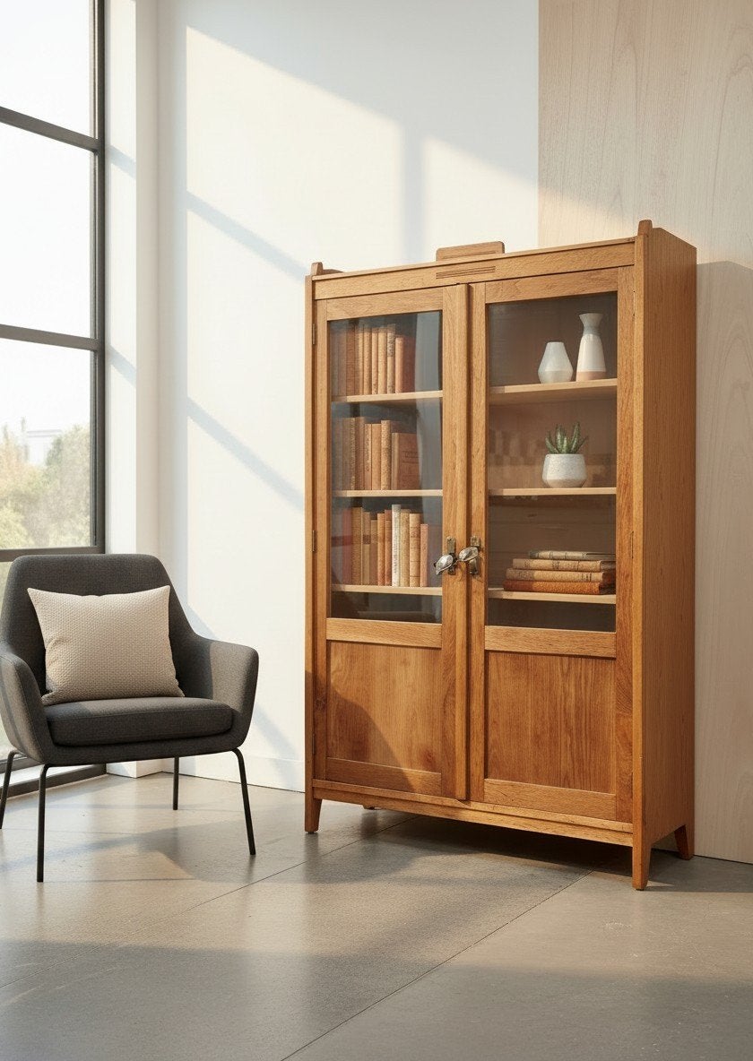 Art deco kastje boekenkastje vitrinekastje, Antiek en Kunst, Antiek | Meubels | Kasten, Ophalen
