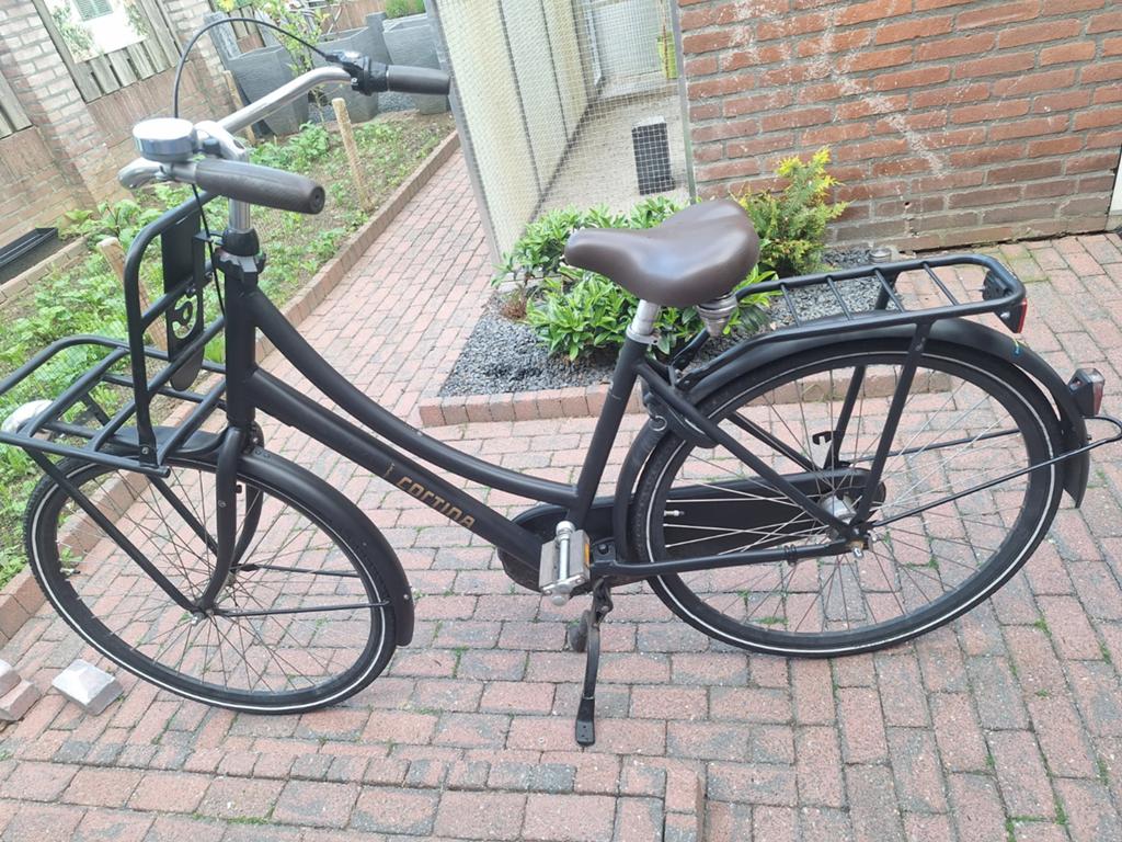 Cortina u4 transporter fiets, Terugtraprem, Gebruikt, Versnellingen, 50 tot 53 cm