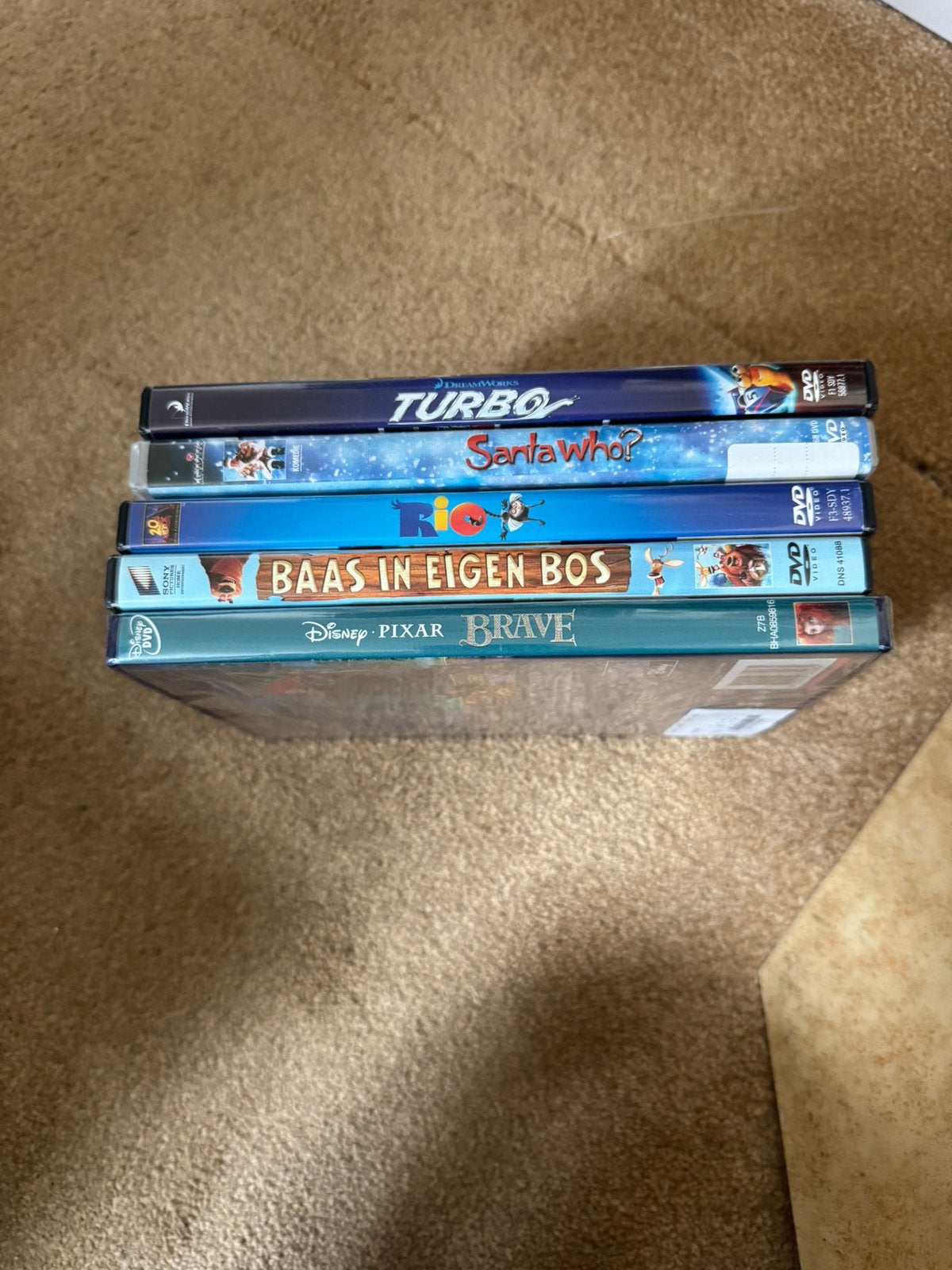 5 Kinder DVD’s, Cd's en Dvd's, Alle leeftijden, Ophalen of Verzenden, Zo goed als nieuw, Europees