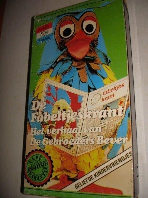 De Fabeltjeskrant- Het verhaal van de Gebroeders bever- VHS, Alle leeftijden, Verzenden, Gebruikt