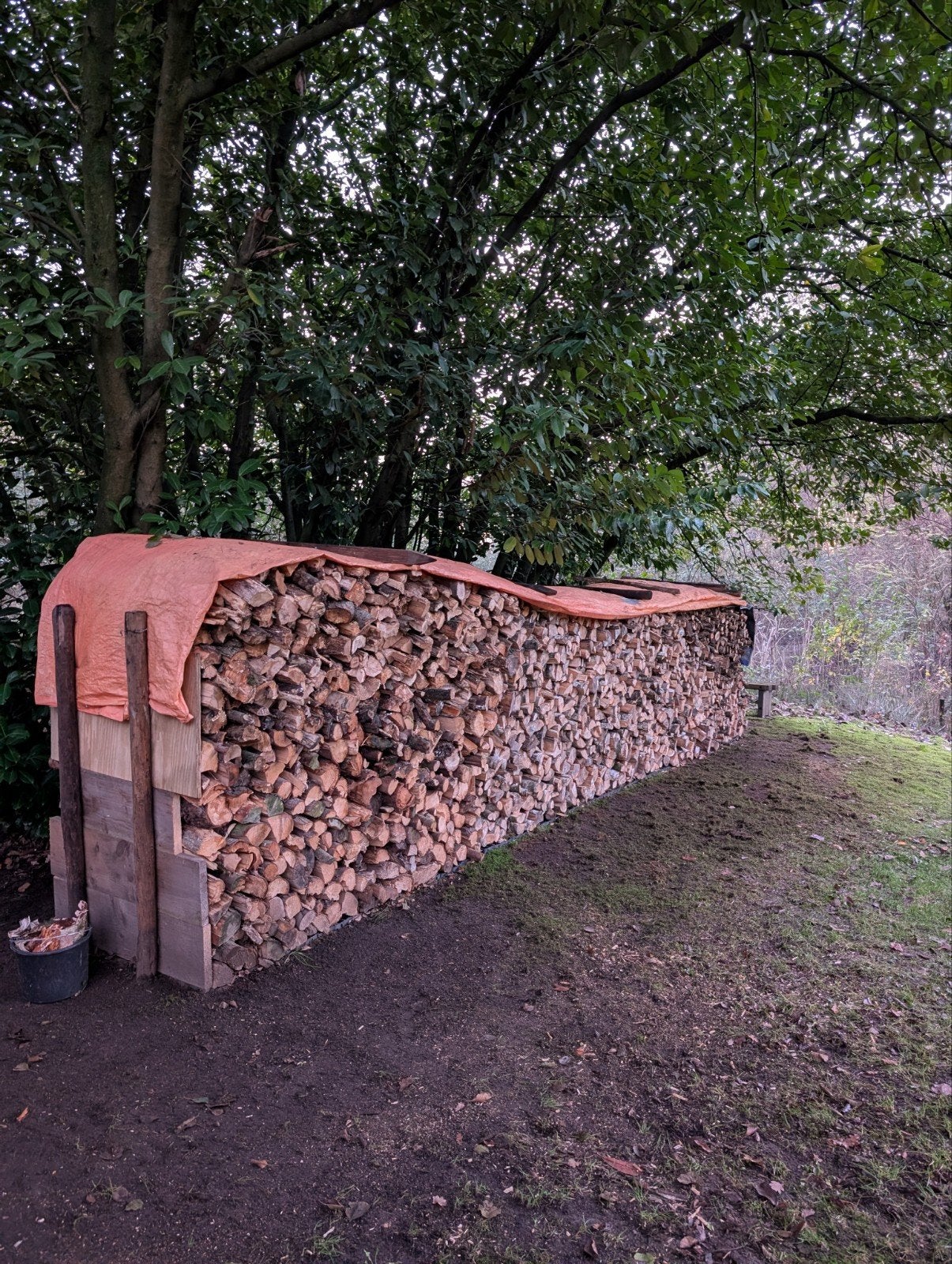 Gekloofd brandhout / kachelhout - gemengd of berken, 6 m³ of meer, Ophalen, Overige houtsoorten, Blokken