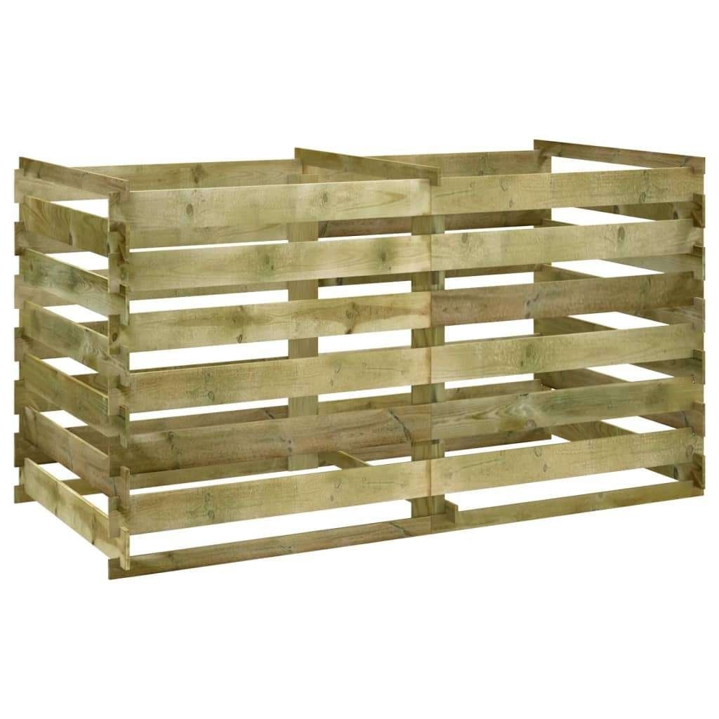 Compostbak vierkant 180x90x90cm hout compost GRATIS BEZORGD, Verzenden, Compostbak