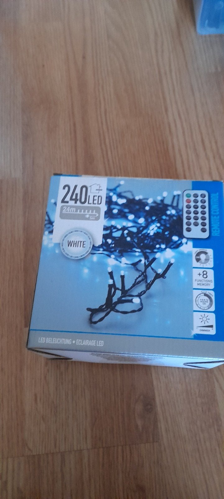 2x  240 ledlampjes wit licht 24 mtr met timer, Diversen, Kerst, Ophalen