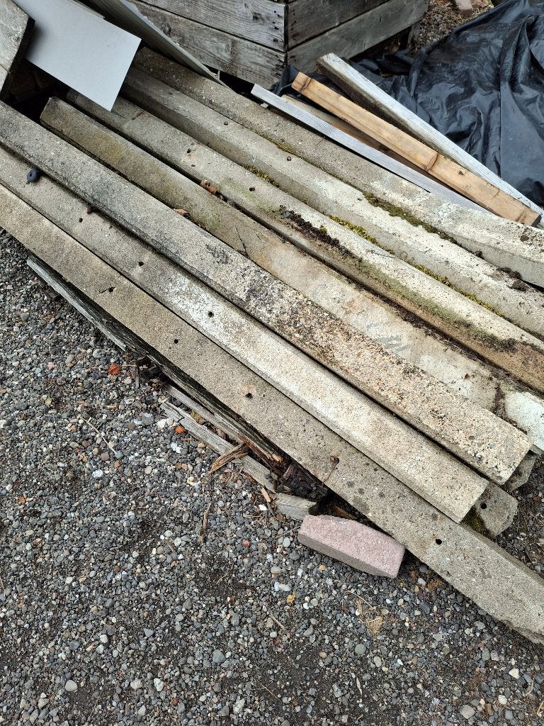 betonnen heiningpalen. Bieden, Tuin en Terras, Ophalen, Gebruikt, Minder dan 180 cm, Palen