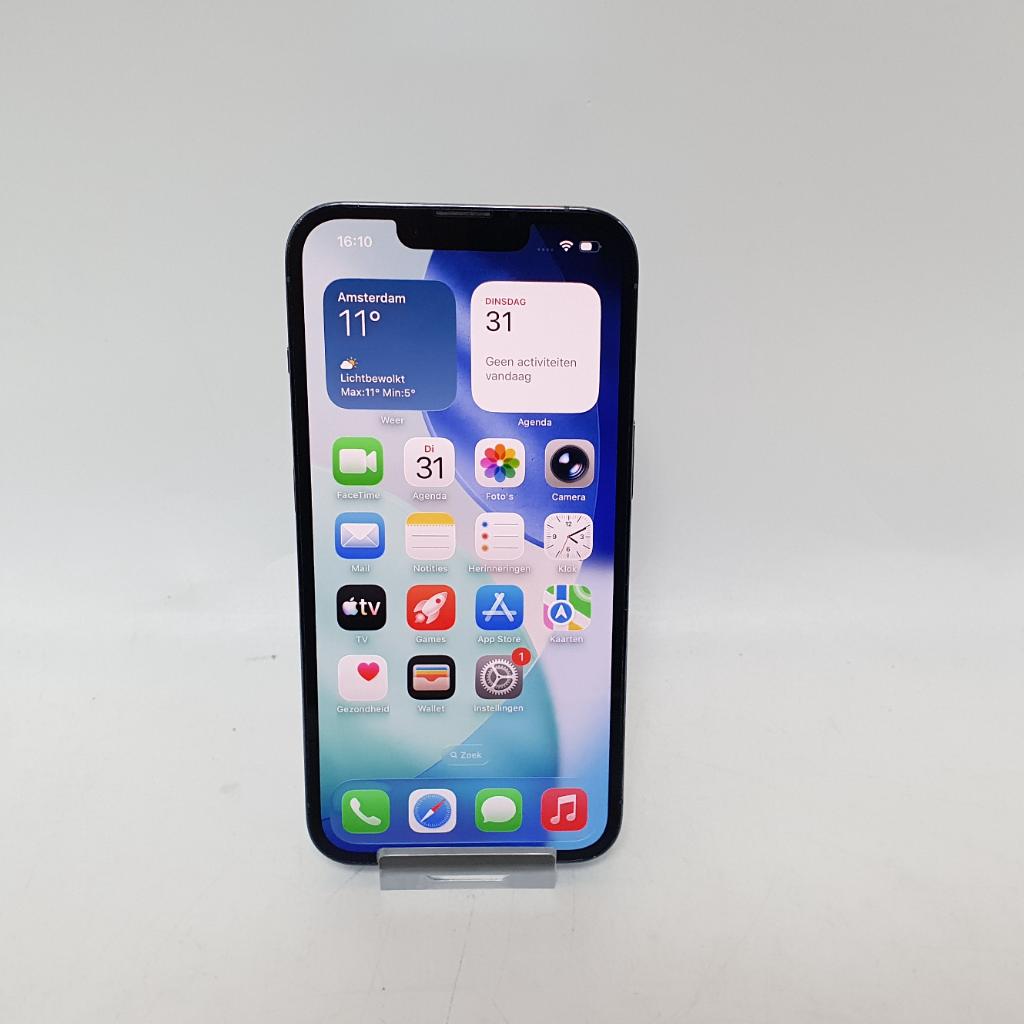 iPhone 13 Pro 128GB Sierra Blue in Zeer Nette Staat - 100%, Ophalen of Verzenden, Zo goed als nieuw, Overige typen, Apple iPhone
