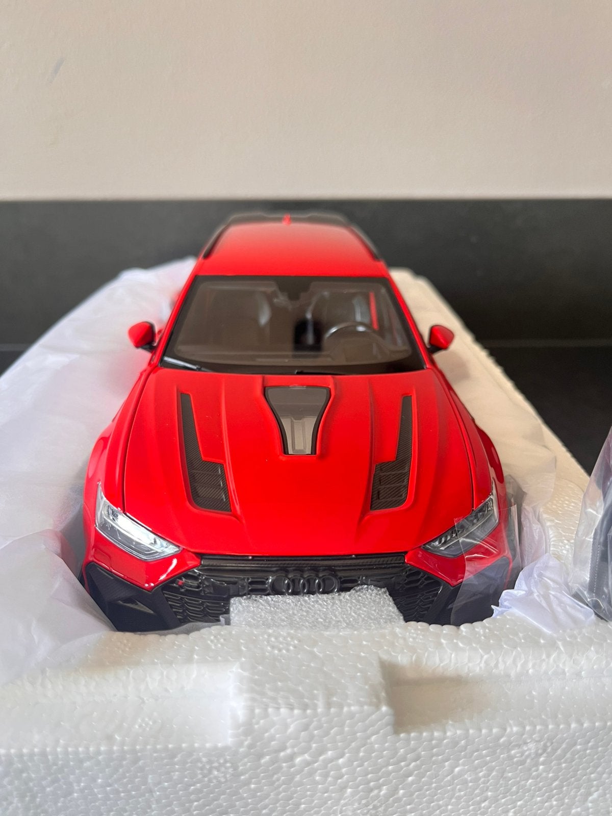 Audi RS6 DarwinPro 1:18 KiloWorks Rood, Ophalen of Verzenden, Nieuw, Auto, Overige merken