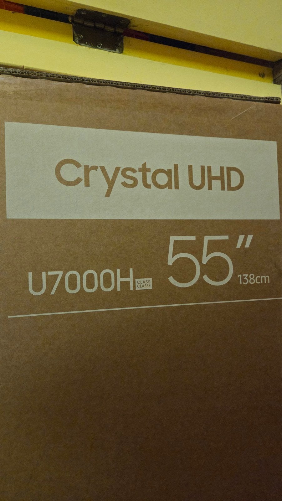 Samsung Crystal UHD 55 inch 4K Smart TV U7000H, Ophalen, LED, 50 Hz, Nieuw