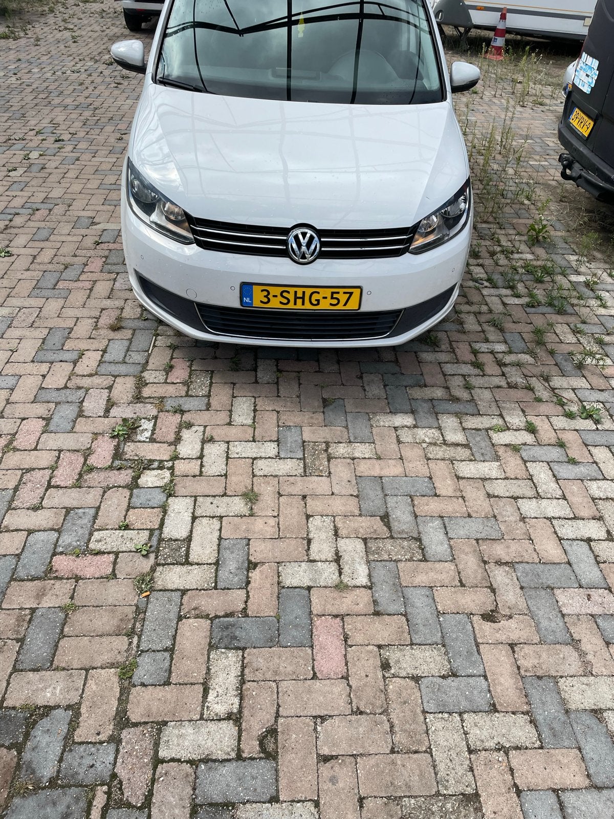 Volkswagen Touran 2.0 TDI 103KW Dsg6 Cross 2013 Wit, 1503 kg, 4 cilinders, Wit, Origineel Nederlands