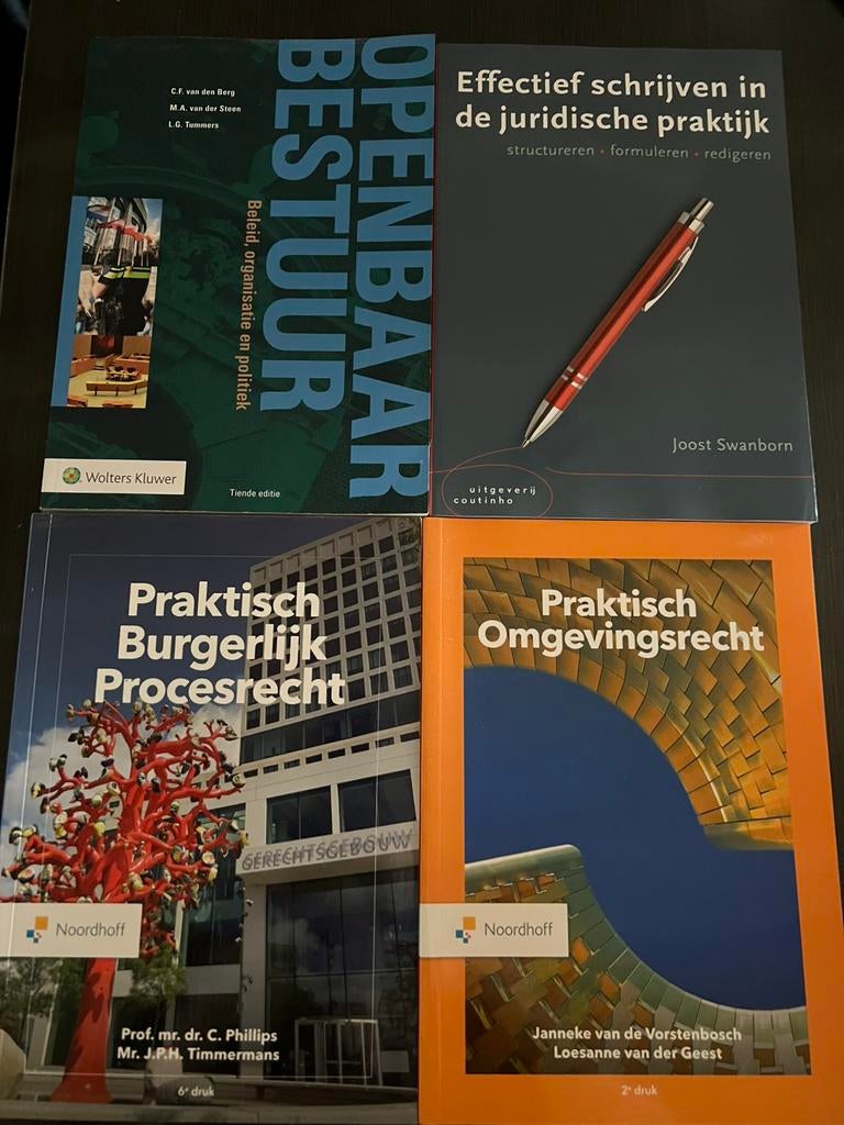 Studie boeken 1’ jaar hbo rechten, Boeken, Ophalen of Verzenden, Alpha, Zo goed als nieuw, HBO