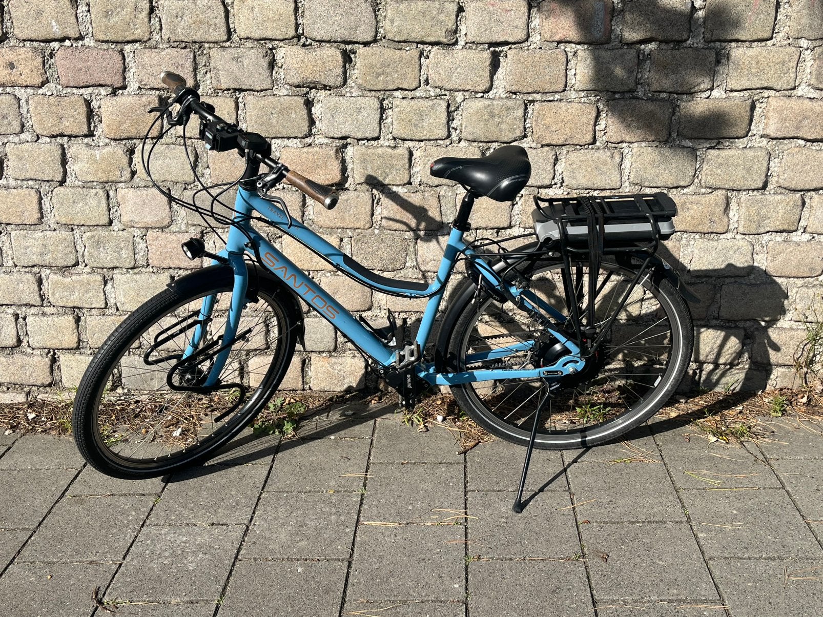 Santos Travel E-Lite – 53 cm, Zo goed als nieuw, 51 tot 55 cm, 50 km per accu of meer, Ophalen