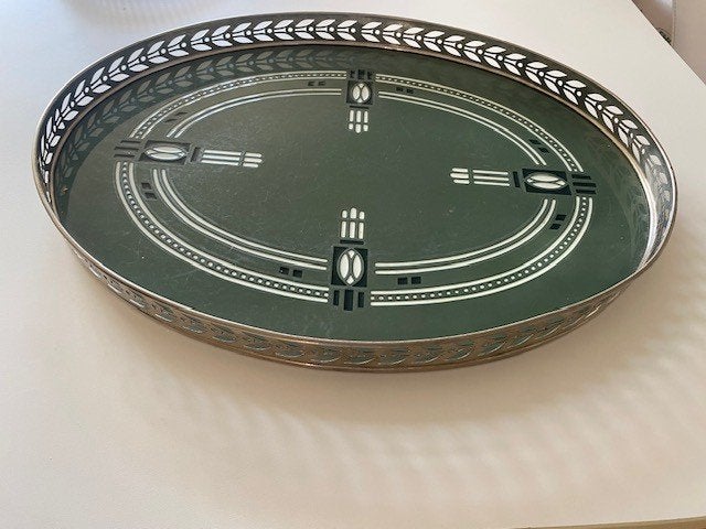 Art Deco dienblad Villeroy & Boch nr.2489 JH, Ophalen