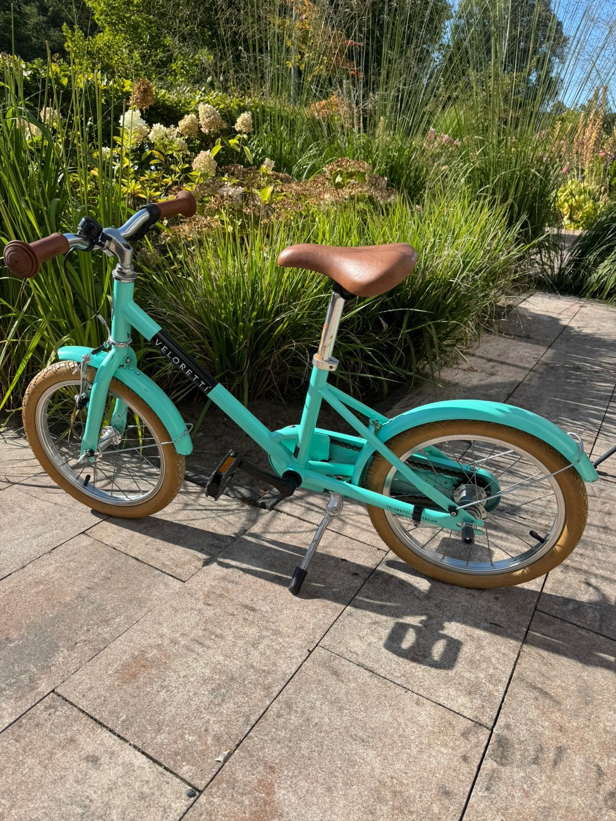 Veloretti fiets groen ook met handrem kinderfiets meisjes, Ophalen of Verzenden, Zo goed als nieuw, Minder dan 16 inch