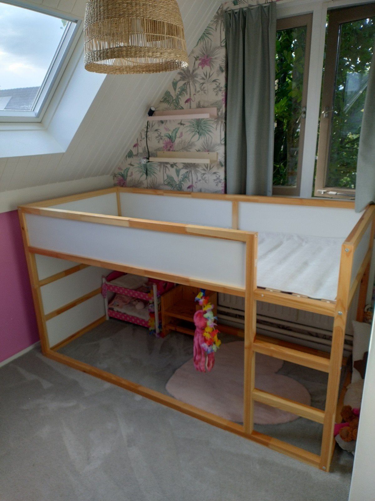 Ikea Kura hoogslaper, Kinderen en Baby's, Kinderkamer | Stapelbedden en Hoogslapers, Ophalen, Hoogslaper