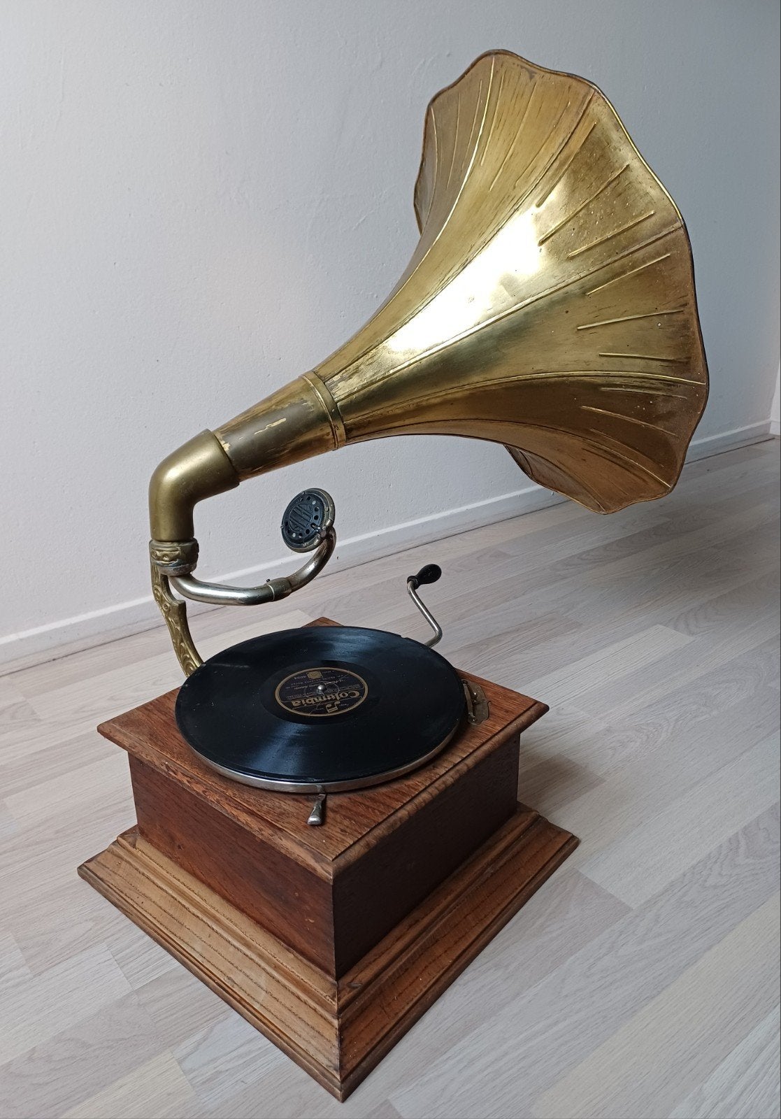 oude nostalgische platenspeler, Antiek en Kunst, Ophalen