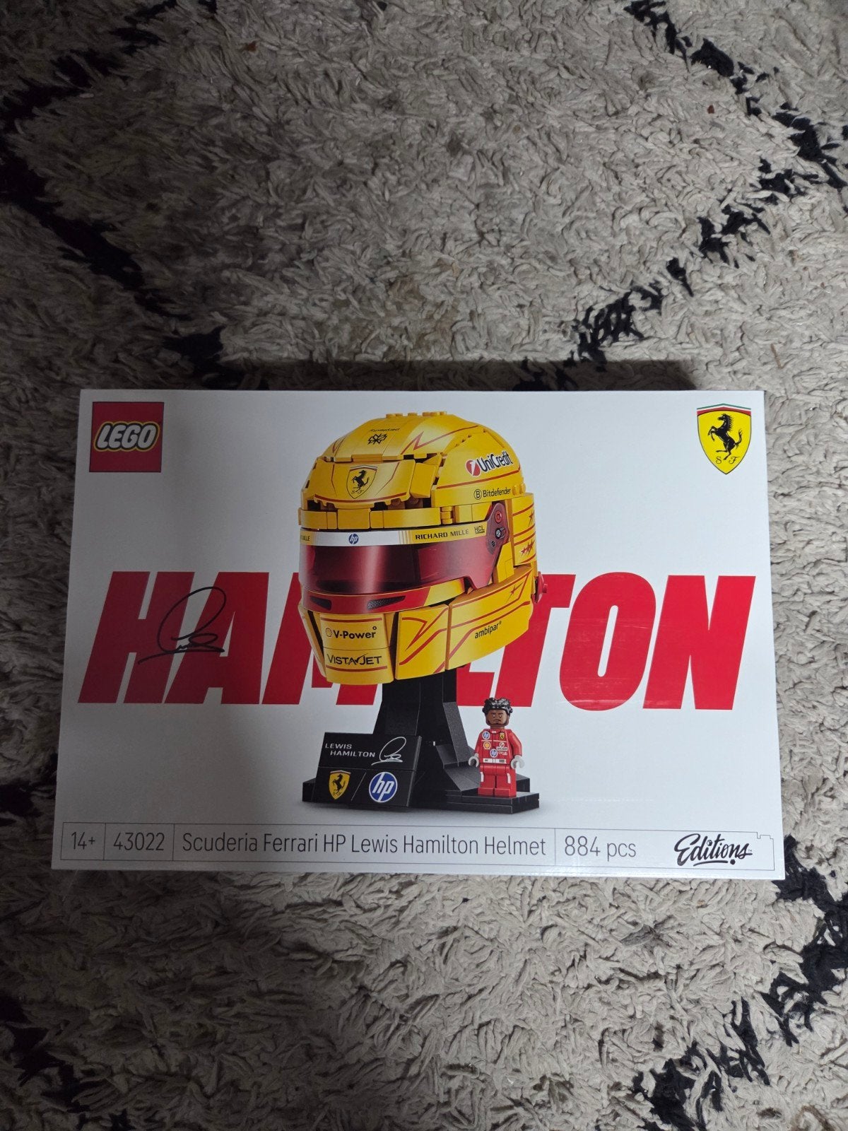 LEGO 43022 Lewis Hamilton Helmet - Nieuw in doos, Ophalen, Lego, Nieuw, Compleet