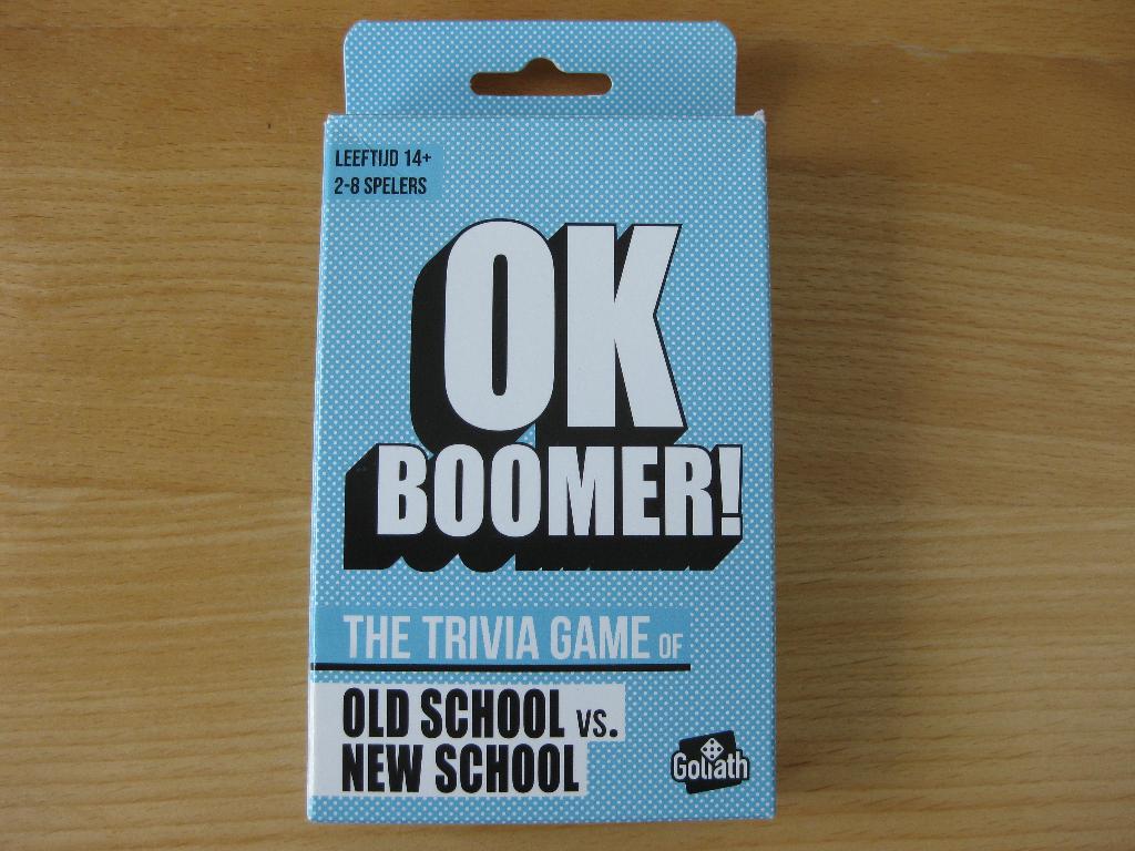 OK Boomer kaartspel, Vijf spelers of meer, Ophalen of Verzenden, Zo goed als nieuw, Goliath
