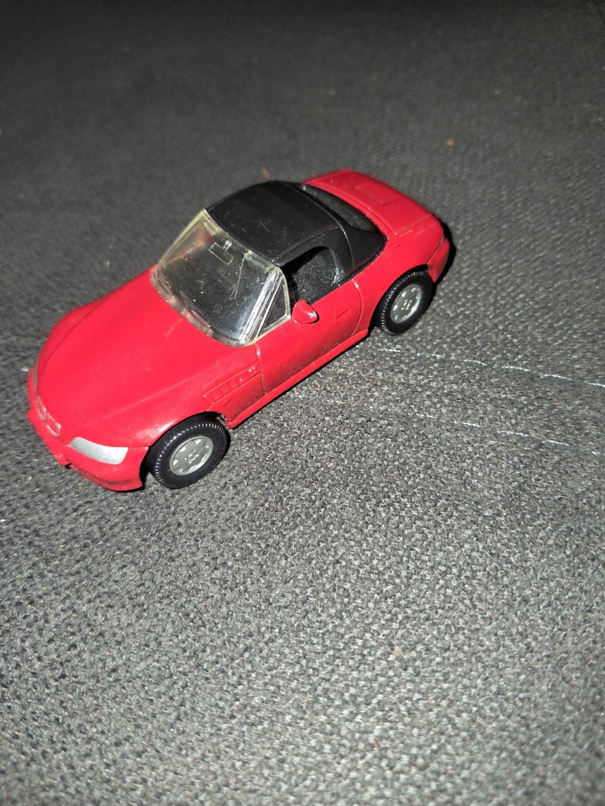 Vintage Siku BMW Z3 met zwart dak – Rood – Jaren '90