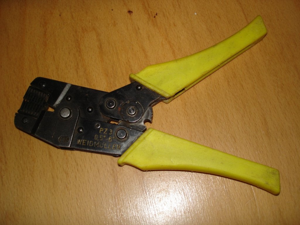 Weidmuller PZ3 Hand Crimp Tool 0.5-6mm², Ophalen, Zo goed als nieuw, Tang, Overige merken