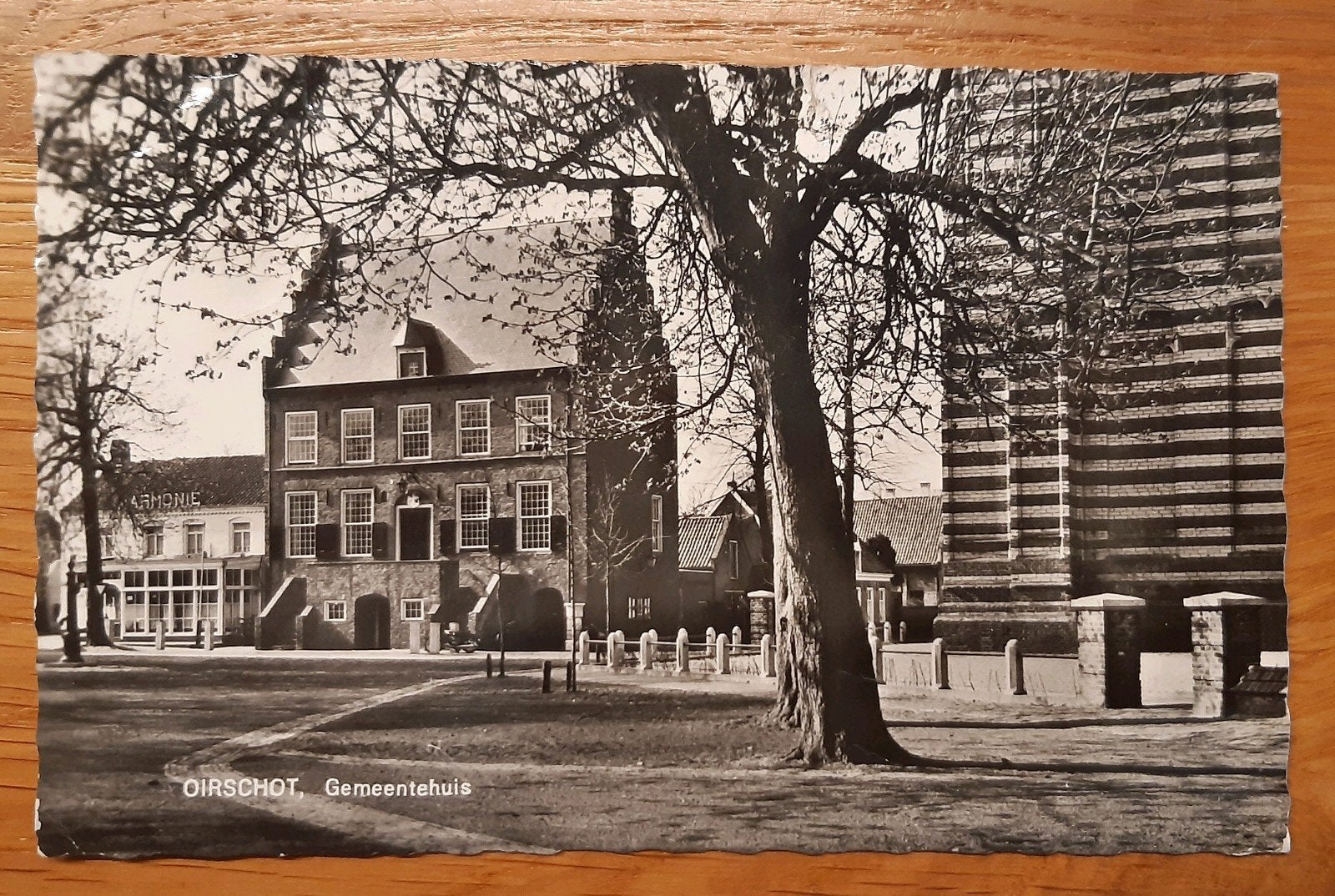 Oirschot gemeentehuis, Ophalen of Verzenden, 1960 tot 1980, Gelopen, Noord-Brabant