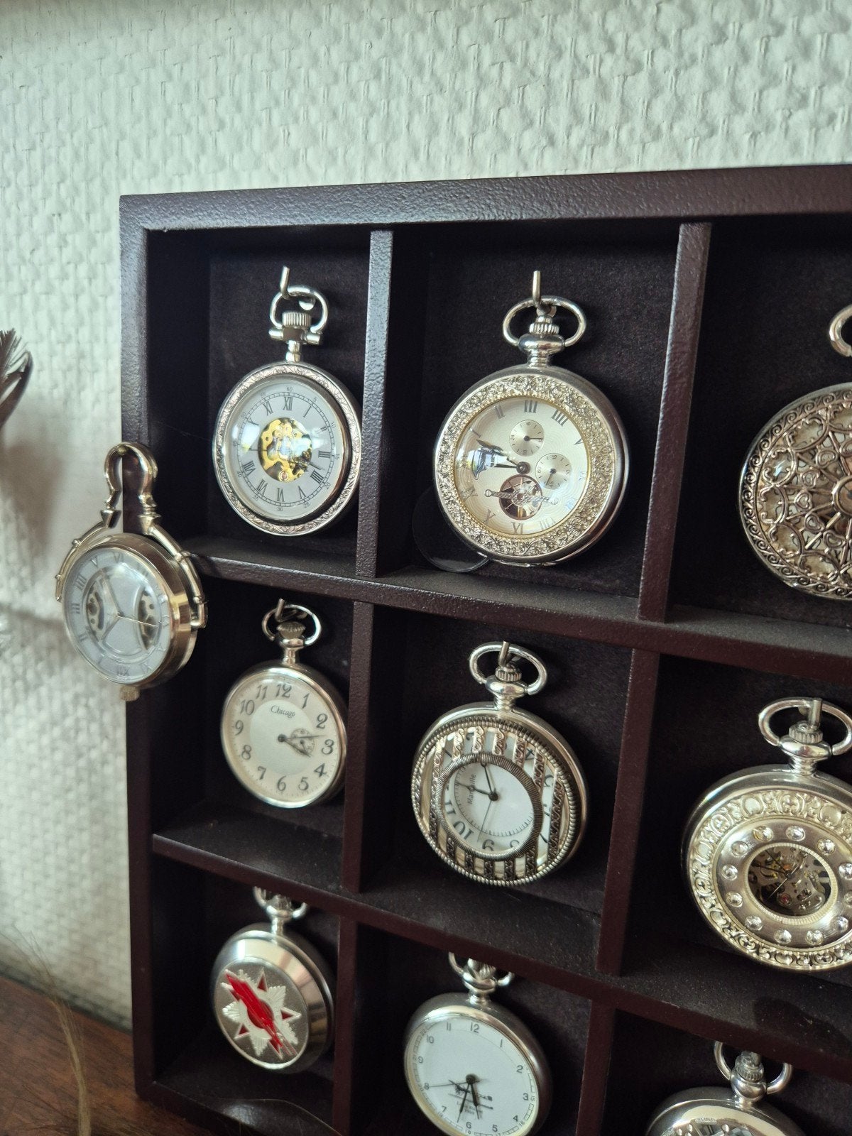 Verzameling zakhorloges compleet met doosjes, Overige merken, Overige materialen, Zakhorloge, Ophalen of Verzenden