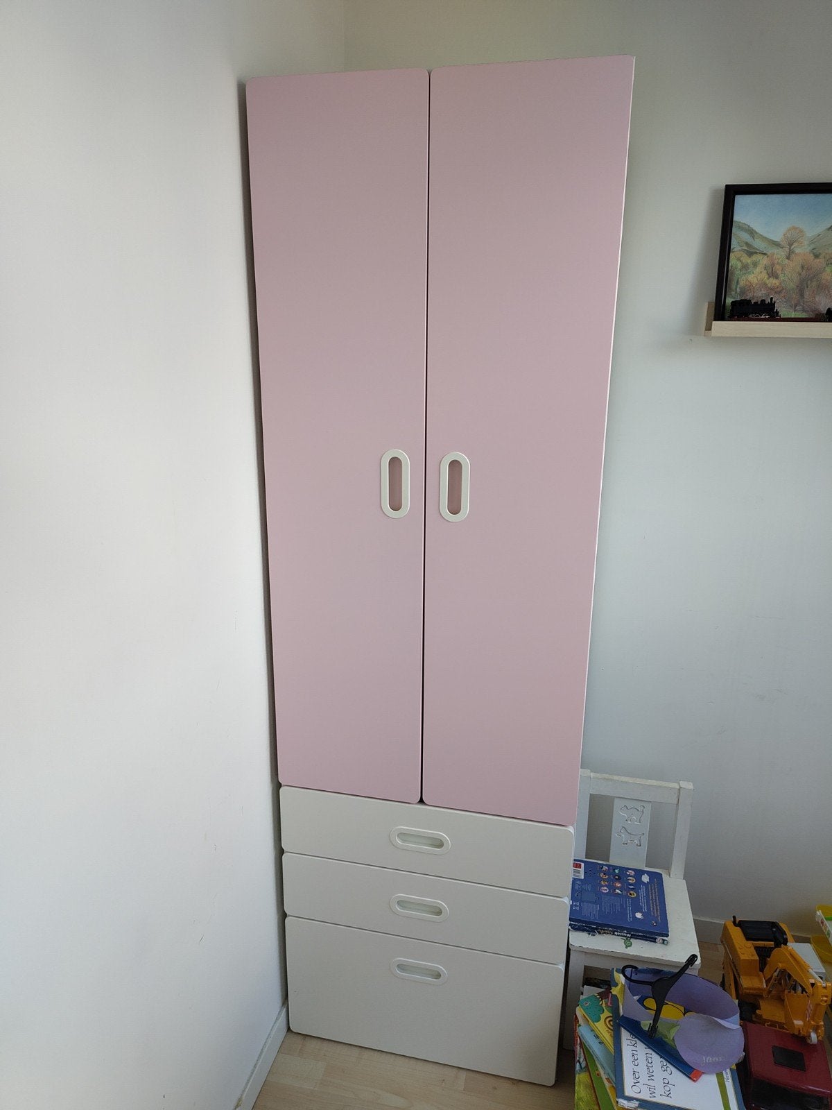 Ikea kast stuva met fritids deuren, Kinderen en Baby's, Ophalen, Gebruikt, 50 tot 70 cm, 105 cm of meer