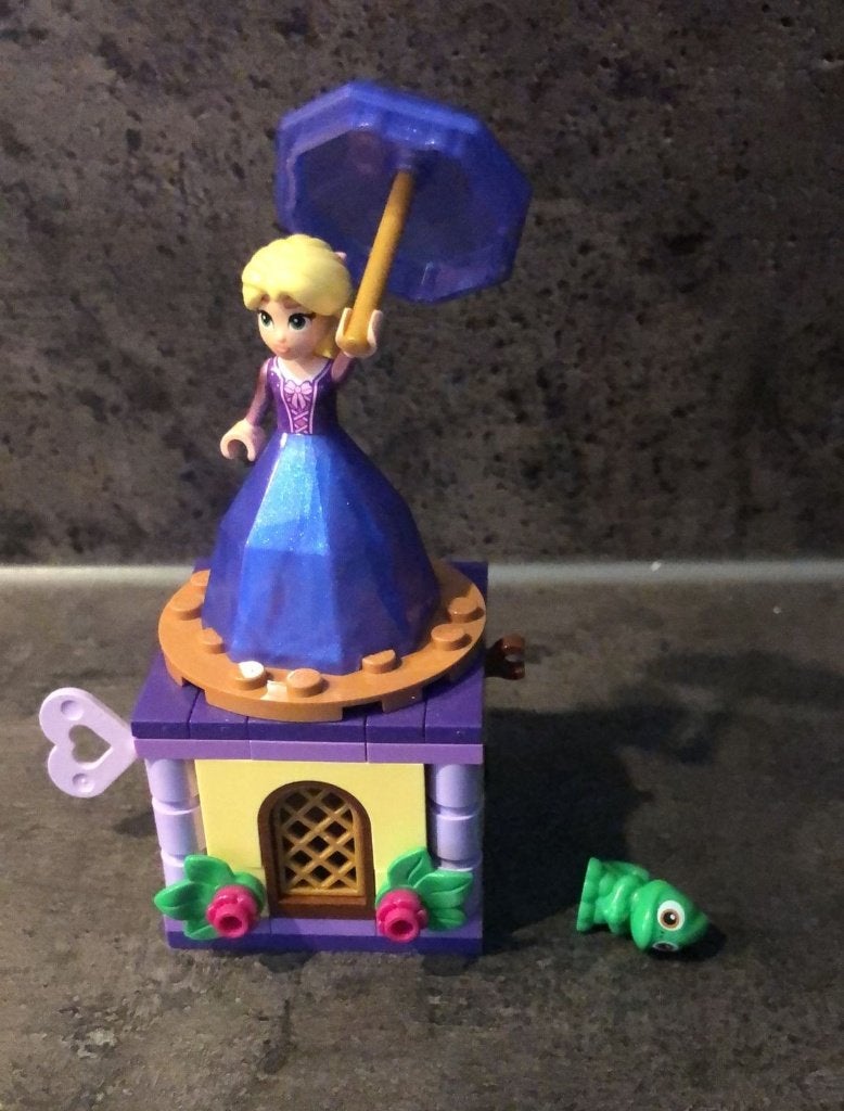 Disney Princess Draaiende Rapunzel 43214, Lego, Ophalen of Verzenden, Zo goed als nieuw, Compleet