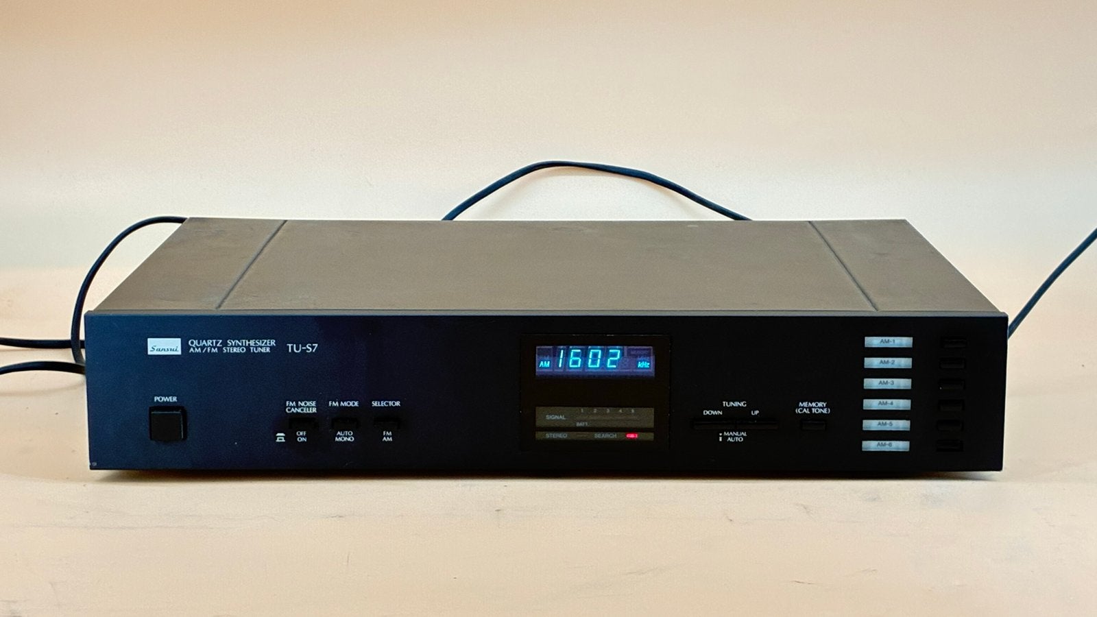 Sansui TU-S7 Quartz Synthesizer AM/FM Stereo Tuner, Ophalen of Verzenden, Gebruikt, Analoog